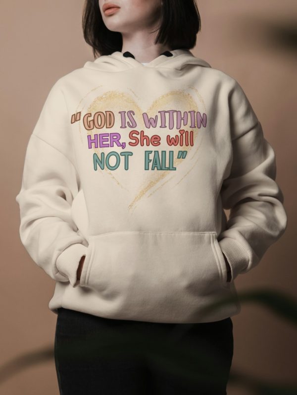 Psalm 46:5 WOMEN HOODIE - Image 4