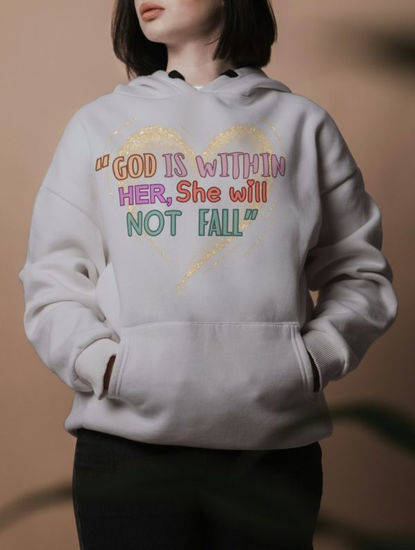 Psalm 46:5 WOMEN HOODIE - Image 3