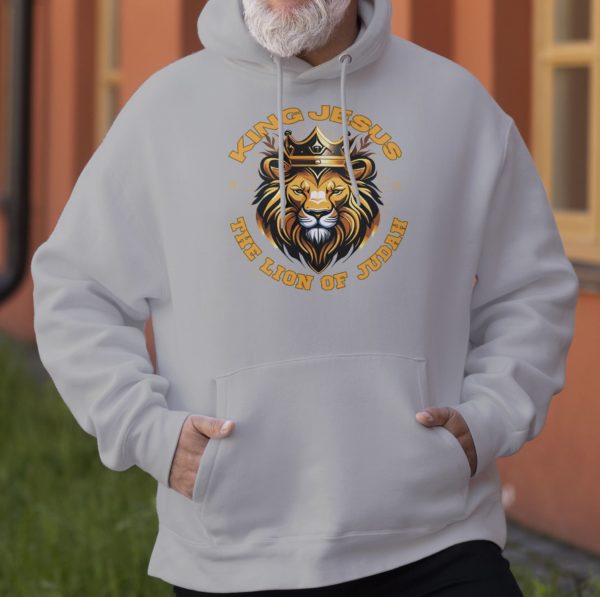 KING JESUS THE LION OF JUDAH HOODIE FOR ADULT - Image 3