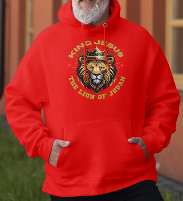 KING JESUS THE LION OF JUDAH HOODIE FOR ADULT - Image 2