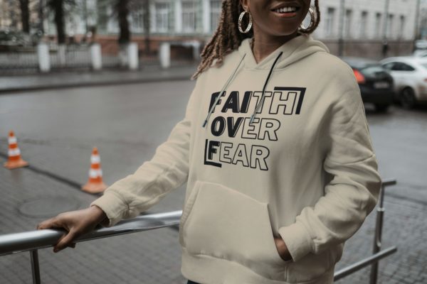 FAITH OVER FEAR! HOODIE VERSION MARK 5:36 - Image 4